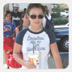Britney Sticker Brunettes