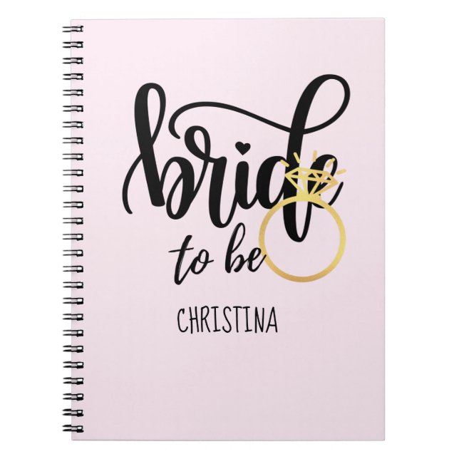 Brito Be Wedding Bachelorette Brautparty Notizblock (Vorderseite)