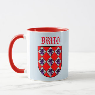 Brito Familien-Wappen Tasse