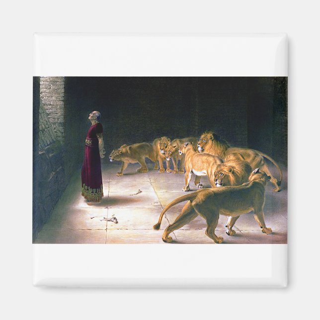 Briton Riviere Daniel's Antwort an den König Magnet (Vorne)