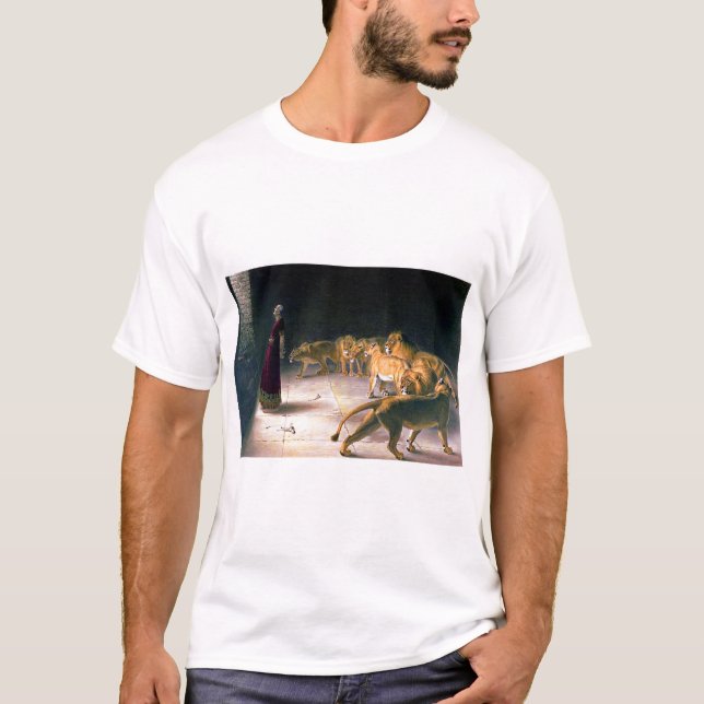 Briton Riviere Daniel's Antwort an den König T-Shirt (Vorderseite)