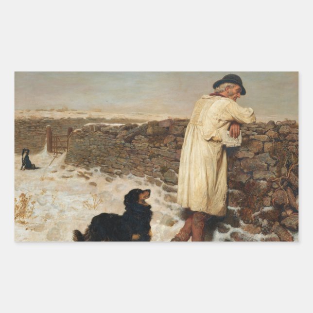 Briton Riviere - War Time Rechteckiger Aufkleber (Vorderseite)