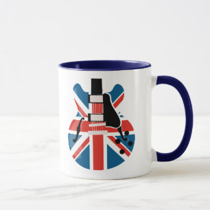 Britpop Gitarre Tasse