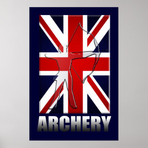 Britsh Archery Fans und Archers Toxophilie Poster
