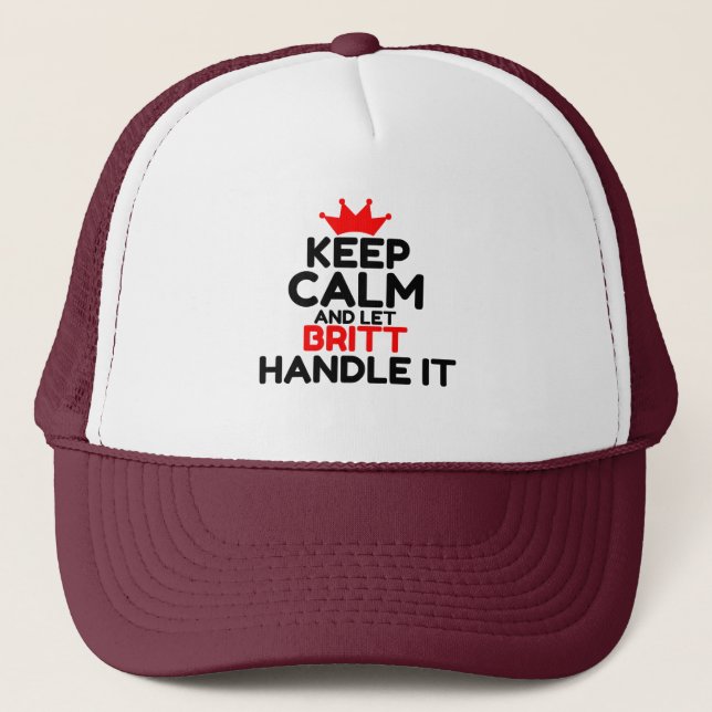 BRITT HANDLE IT TRUCKERKAPPE (Vorderseite)