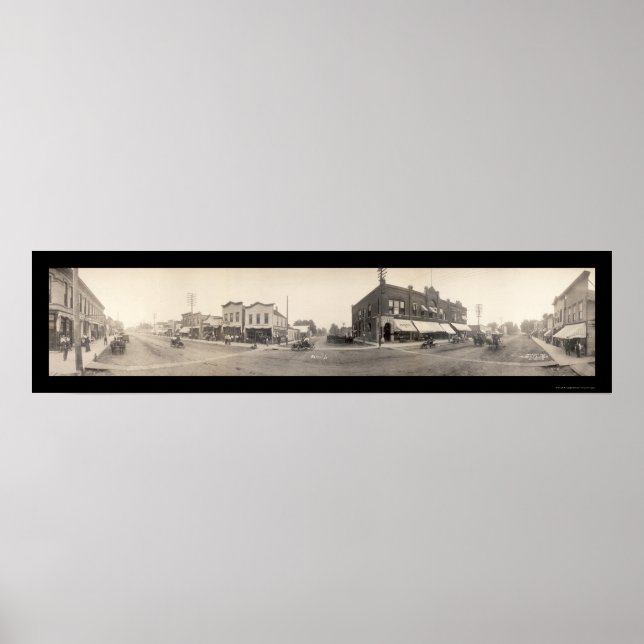 Britt, IA Foto 1908 Poster (Vorne)