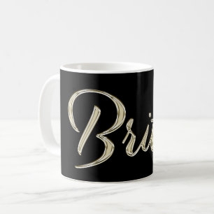 Britta white gold Handwriting Tasse Kaffeetasse