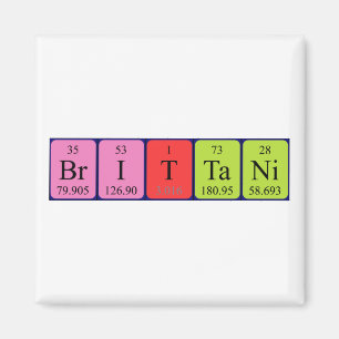 Brittani Periodenmagnet Magnet