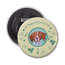 Brittany Dog Happy St Patrick's Day