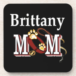 Brittany Dog MAMA Getränkeuntersetzer