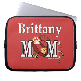Brittany Dog MAMA Laptopschutzhülle