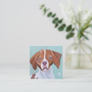 Brittany Dog Mitteilungskarte