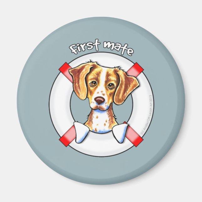 Brittany First Mate Magnet (Vorne)