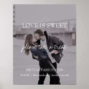 Brittany-Foto-Hochzeits-Dessert-Süßigkeiten-Tisch- Poster