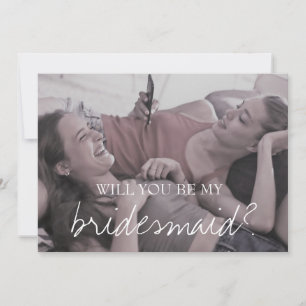 Brittany Foto Script wird Sie meine Bridesmaid Einladung