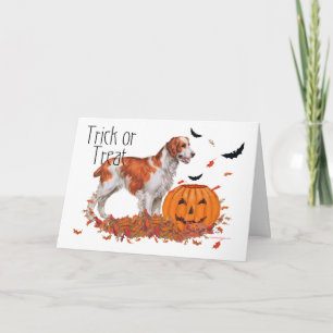 Brittany Halloween Karte