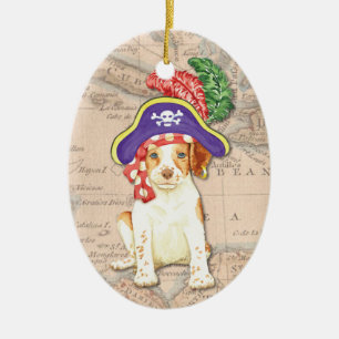 Brittany Pirate Keramik Ornament