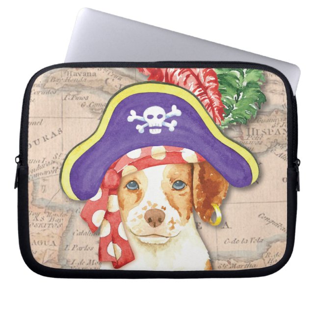 Brittany Pirate Laptopschutzhülle (Vorderseite)