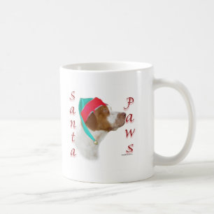 Brittany Spanel Santa Paws Tasse