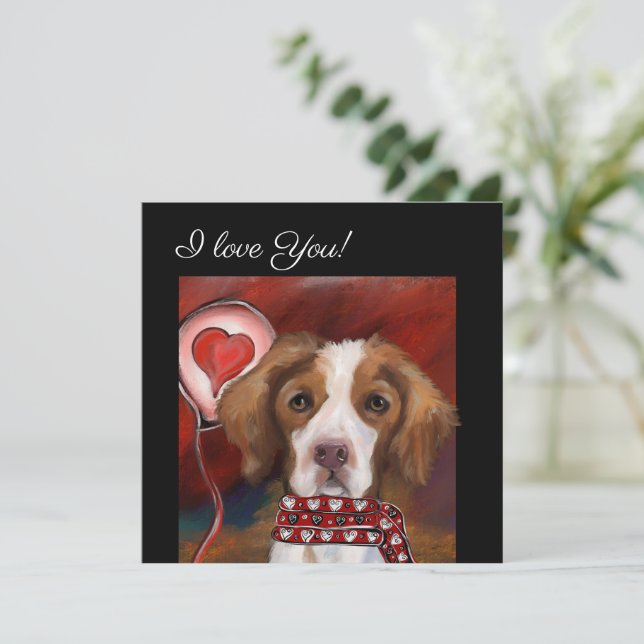 Brittany Spaniel (Stehend Vorderseite)