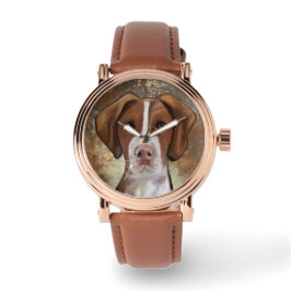 Brittany Spaniel Armbanduhr