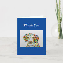 Brittany Spaniel Danke, Card