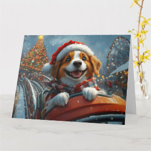 Brittany Spaniel Dog Weihnachten Karte