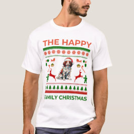 Brittany Spaniel Dog WeihnachtsHat Xmas T-Shirt