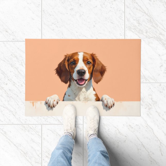 Brittany Spaniel Doormat Art Fußmatte (Indoor)