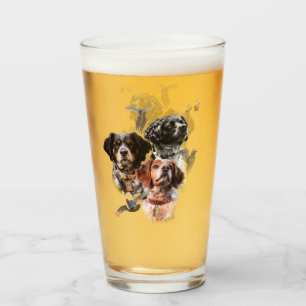 Brittany Spaniel Glas