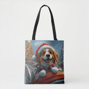Brittany Spaniel Hund Weihnachten