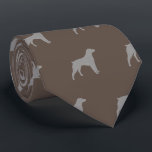 Brittany Spaniel Hunde Silhouetten Muster Krawatte<br><div class="desc">Diese originelle Bretagne Spaniels-Hals-Krawatte ist ein tolles Geschenk für Hundedads! Diese coole Krawatte ist in verschiedenen Farbtönen erhältlich und macht für alle, die eine Bretagne Liebe haben, eine Aussage. Ein phantastisches Geschenk für den Typ, der eine Krawatte für Geschäftsreisen oder für besondere Veranstaltungen wie z.B. Urlaubsprogramme, HUNDEZUCHTVERBAND-Hundeausstellungen und Hochzeiten trägt....</div>