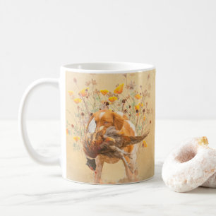 Brittany Spaniel, Jagdparasant Kaffeetasse