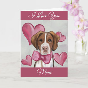 Brittany Spaniel Karte