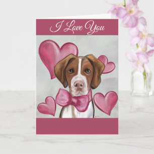 Brittany Spaniel Karte