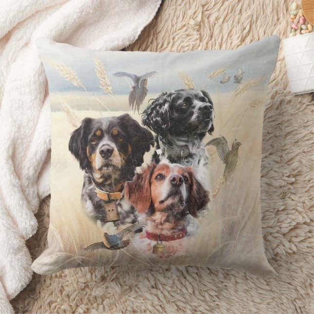 Brittany Spaniel Kissen (Decke)