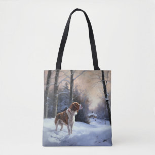Brittany Spaniel Let It Snow Weihnachten