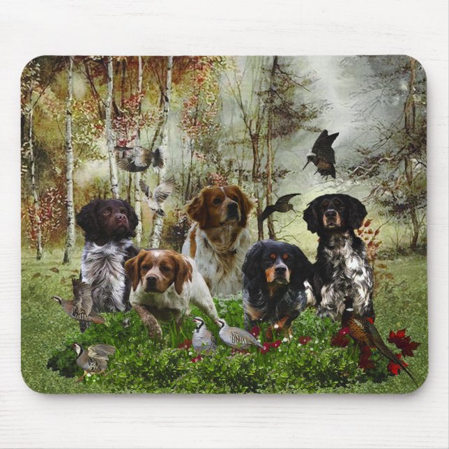 Brittany Spaniel Mousepad (Vorne)