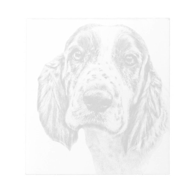 BRITTANY SPANIEL Notepad Notizblock (Vorderseite)