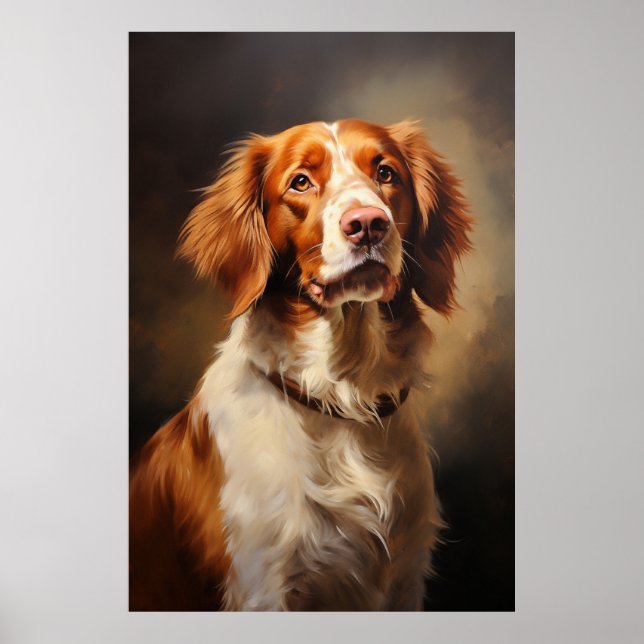 Brittany Spaniel Poster (Vorne)