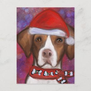 Brittany Spaniel Postkarte