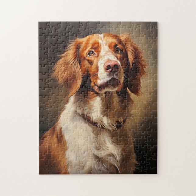 Brittany Spaniel Puzzle (Vertikal)