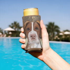 Brittany Spaniel Selters Dosenkühler