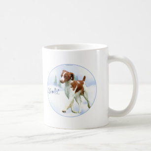 Brittany Spaniel Weihnachten Kaffeetasse