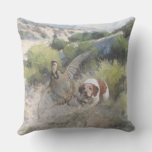Brittany Spanisch Jagdchukar-Partridge, Art Kissen