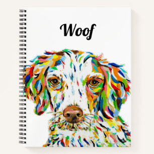 Brittany Spanish Notebook 8.5" x 11" Notizbuch