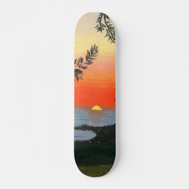 Brittany Sunset Skateboard (Vorne)