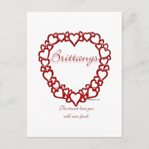 Brittany True Love Postkarte