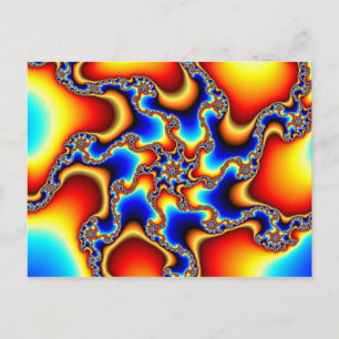 Brittle - Fraktal Postcard Postkarte