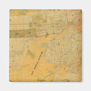 Britton and Rey's Guide Map Magnet